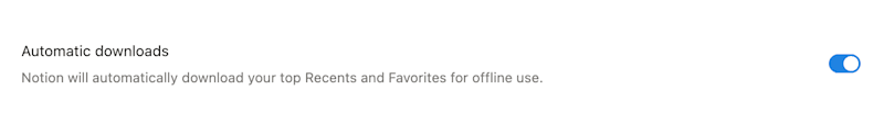 Balancing how Notion downloads and keeps recent pages and favorite pages offline was an early challenge.