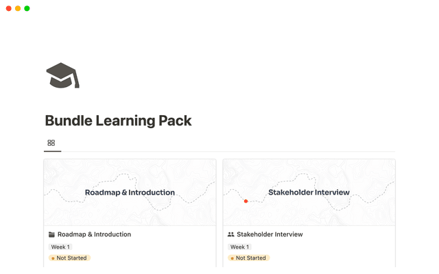 Notion Product Design / UX Ultimate Bundle