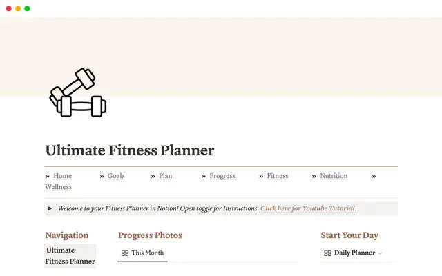Ultimate Fitness Planner