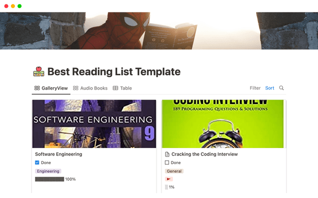 Best Book Reading List